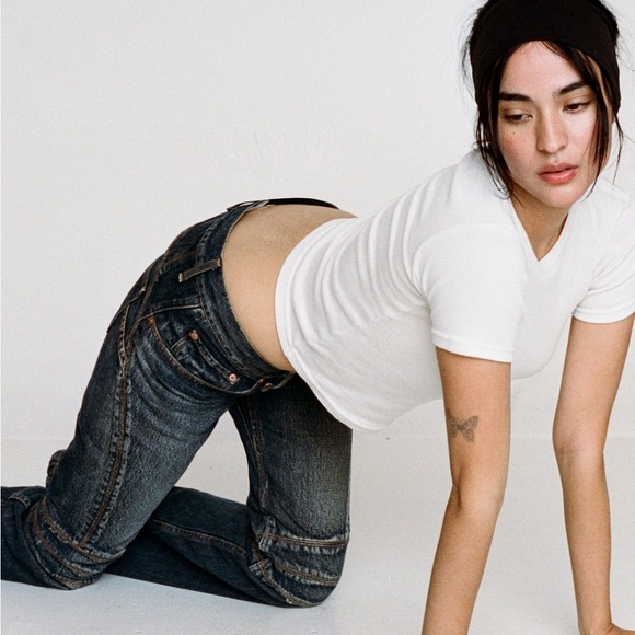 SOLD Miaou Archive - Junya Watanabe extra low rise grunge jeans - Picture 5 of 5